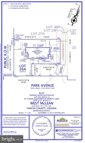 6962 PARK AVE, Mclean, VA 22101