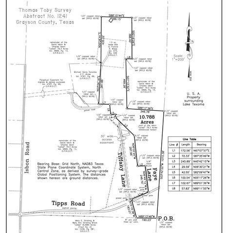 5 Acres +- S Faye Lane, Whitesboro, TX 76273