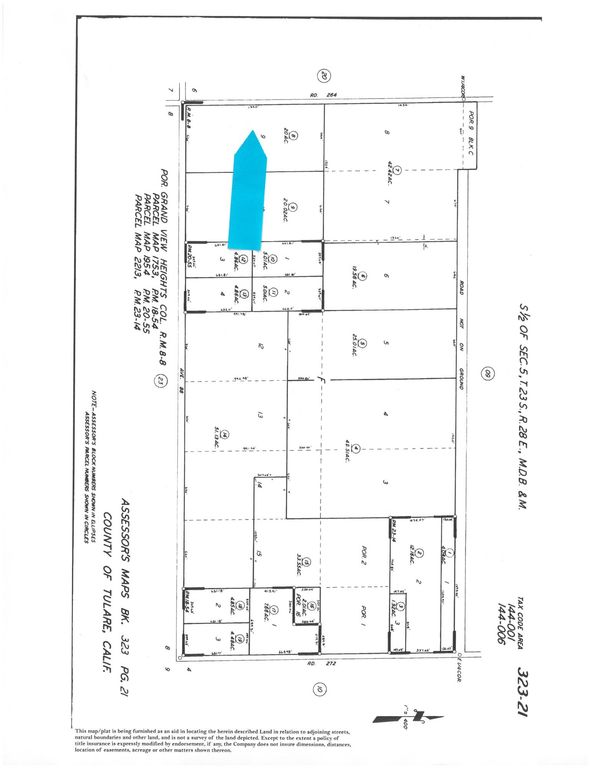 Image 9 of property listing at Ave 88 And Rd 264, Terra Bella, CA 93270