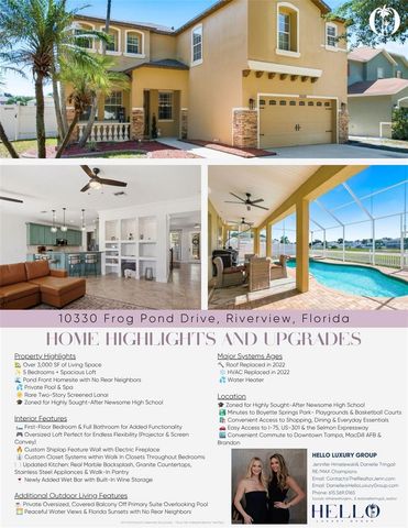 10330 FROG POND DRIVE, Riverview, FL 33569