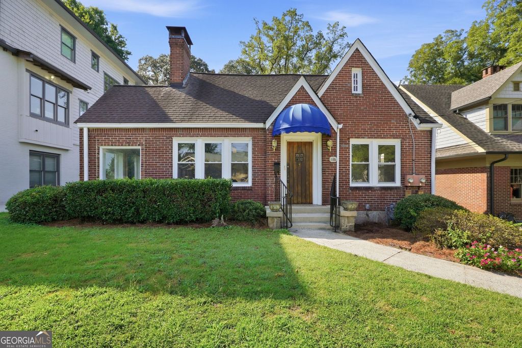 1133 Hudson Drive NE, Atlanta, GA 30306 — exterior