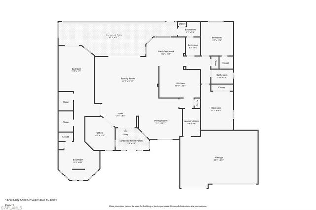 11753 Lady Anne CIR, Cape Coral, FL 33991