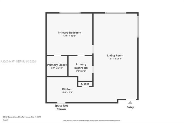 649 W Oakland Park Boulevard 105A, Oakland Park, FL 33311