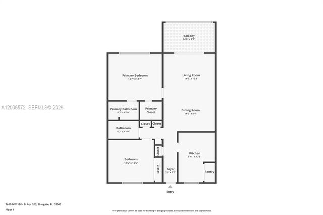 7610 NW 18th St 203, Margate, FL 33063