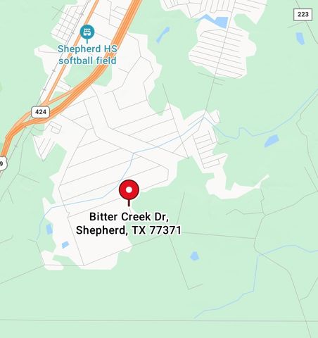 0 Bitter Creek Drive, Shepherd, TX 77371