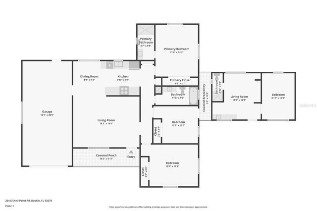 204 E SHELL POINT ROAD, Ruskin, FL 33570