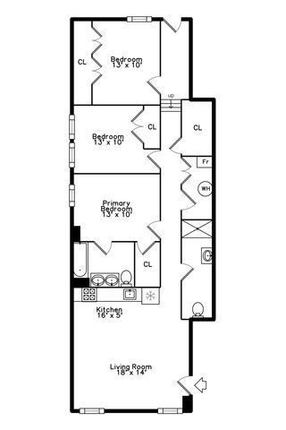 2028 N OAKLEY Avenue 1F, Chicago, IL 60647