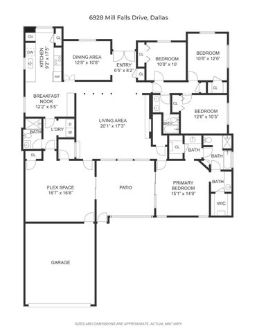 6928 Mill Falls Drive, Dallas, TX 75248