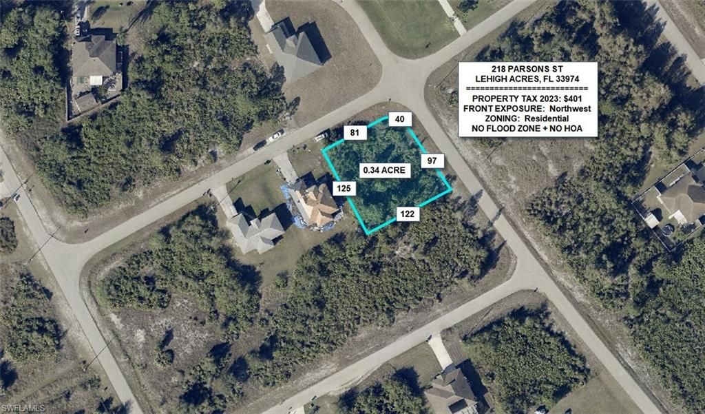 218 Parsons ST, LEHIGH ACRES, FL 33974 — exterior