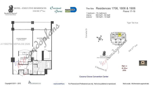 3350 SW 27th Ave 1806, Coconut Grove, FL 33133