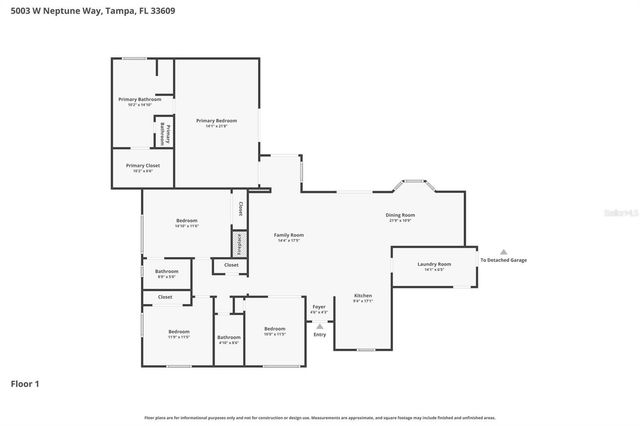 5003 W NEPTUNE WAY, Tampa, FL 33609