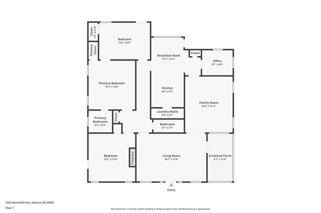 1252 Mansfield Avenue NE, Atlanta, GA 30307