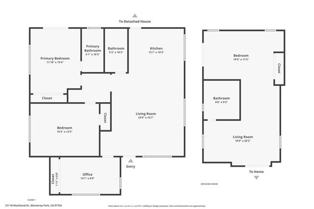 211 W Markland Drive, Monterey Park, CA 91754
