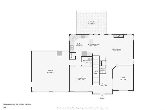 706 Braidwood Ridge NW, Acworth, GA 30101