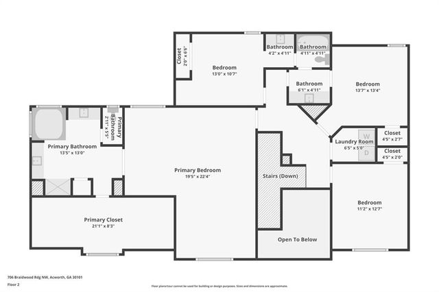 706 Braidwood Ridge NW, Acworth, GA 30101
