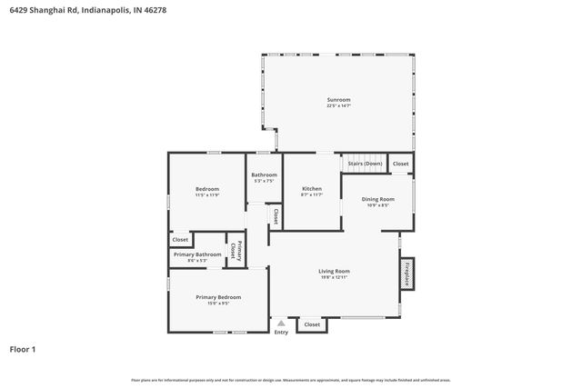 6429 Shanghai Road, Indianapolis, IN 46278