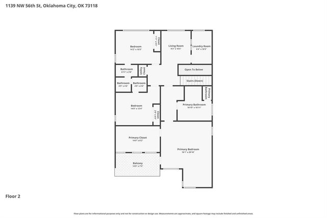 1139 NW 56th Street, Oklahoma City, OK 73118