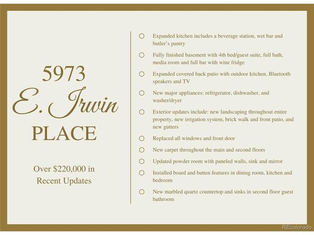 5973 E Irwin Pl, Centennial, CO 80112