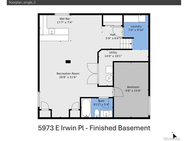 5973 E Irwin Pl, Centennial, CO 80112