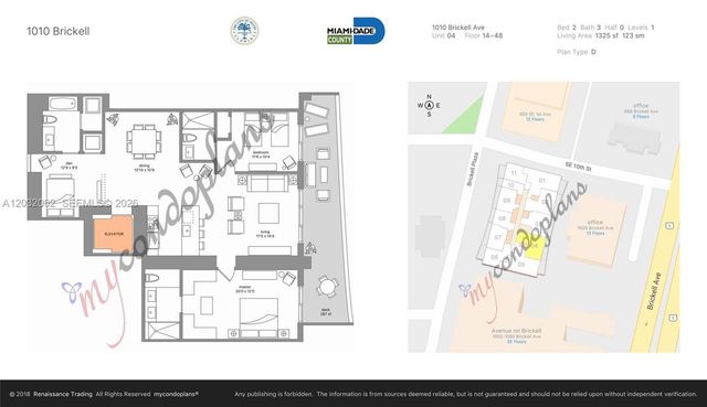 1010 Brickell Ave 2704, Miami, FL 33131
