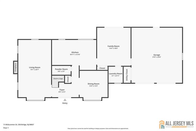 11 Midsummer Drive, Old Bridge, NJ 08857