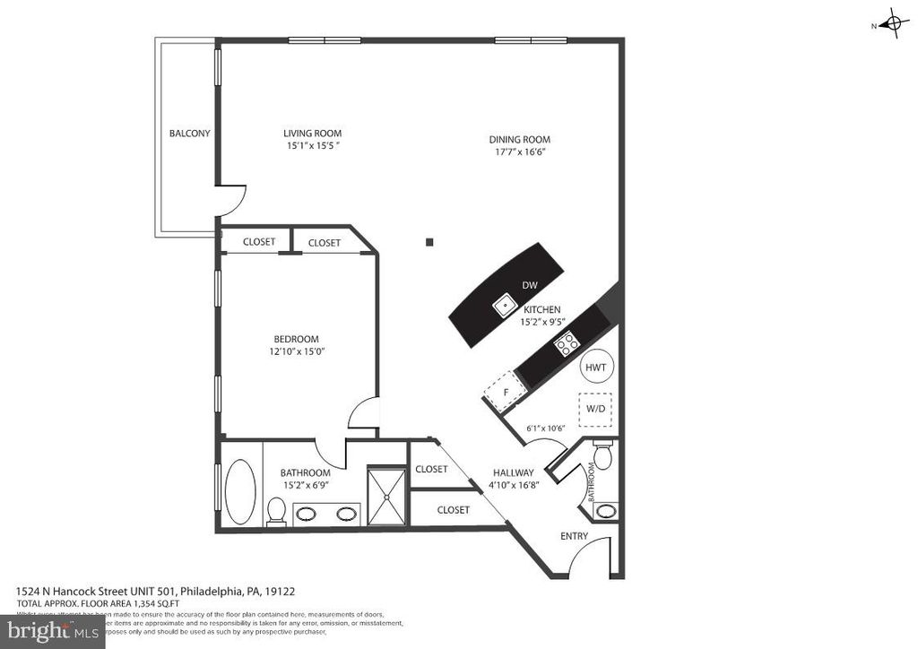 1524 N HANCOCK ST #501, Philadelphia, PA 19122