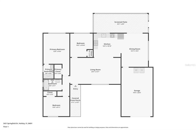 3431 SPRINGFIELD DRIVE, Holiday, FL 34691