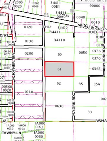Lot 61 N YORK ROAD, Crystal River, FL 34429