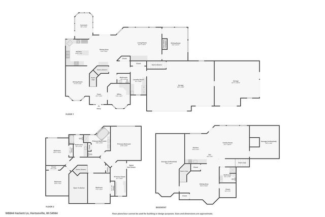W8844 HACKETT LANE, Hortonville, WI 54944