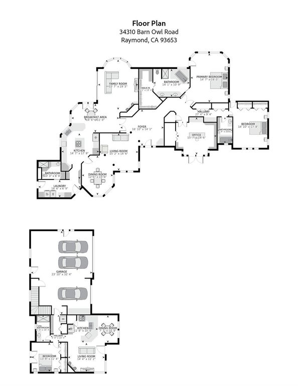 Image 1 of property listing at 34310 Barn Owl Road, Raymond, CA 93653