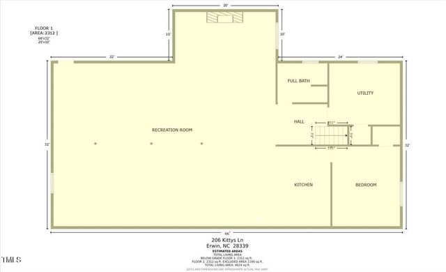 206 Kittys Lane, Erwin, NC 28339