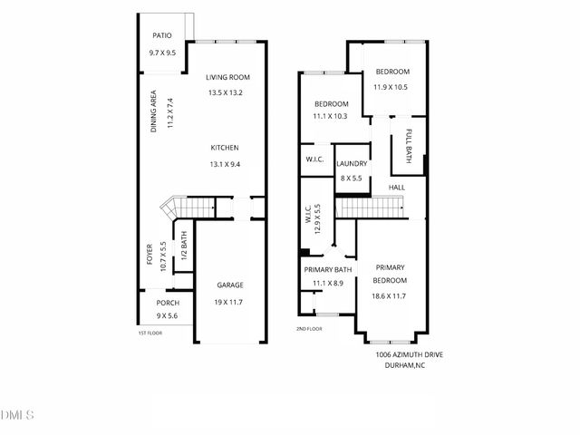 1006 Azimuth Drive, Durham, NC 27713