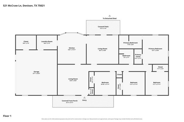 521 Mccraw Lane, Denison, TX 75021