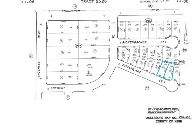 0 Dehaviland, California City, CA 93505