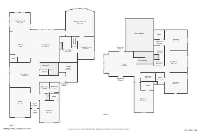 1482 LYME PARK, Bulverde, TX 78163