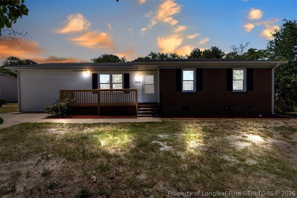 864 Durwood Drive, Fayetteville, NC 28311 — exterior