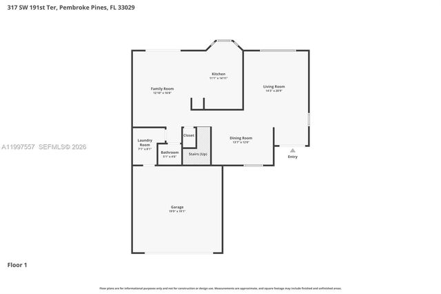 317 SW 191st Ter, Pembroke Pines, FL 33029