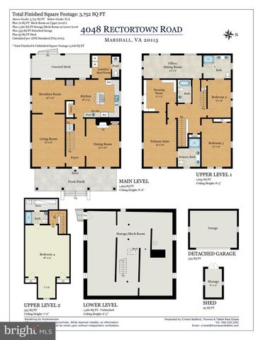 4048 RECTORTOWN RD, Marshall, VA 20115