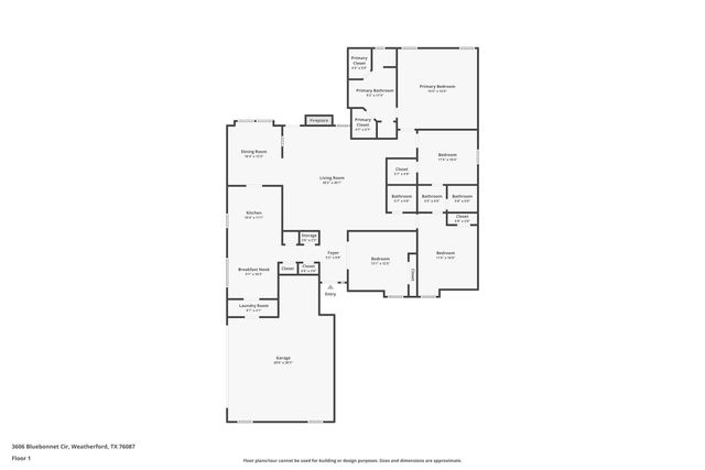 3606 Bluebonnet Circle, Weatherford, TX 76087