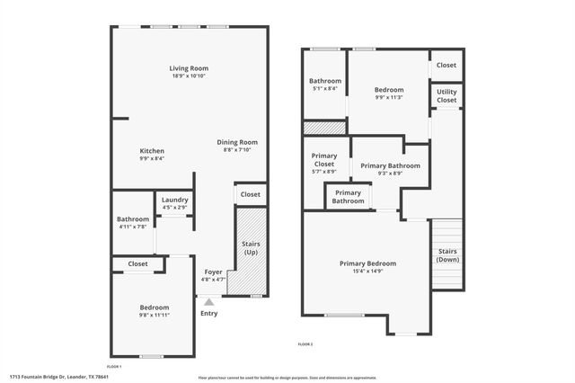 1713 Fountain Bridge DR, Leander, TX 78641