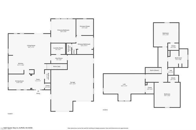 1802 Oyster Bay LN, Suffolk, VA 23436