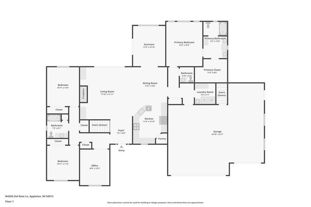W4202 DEL ROSE LANE, Appleton, WI 54913