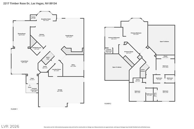 2217 Timber Rose Drive, Las Vegas, NV 89134