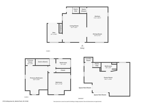 5716 VALLEYVIEW DRIVE, Bethel Park, PA 15102