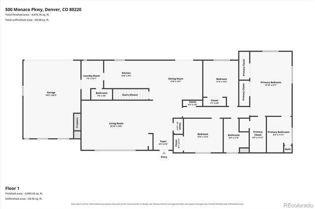 500 N Monaco Street Parkway, Denver, CO 80220