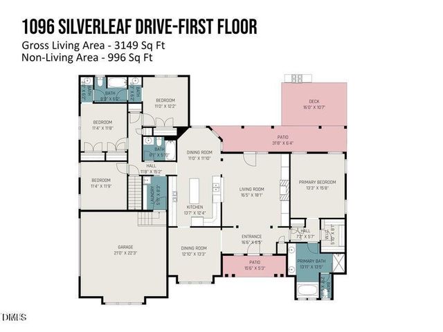 1096 Silverleaf Drive, Youngsville, NC 27596