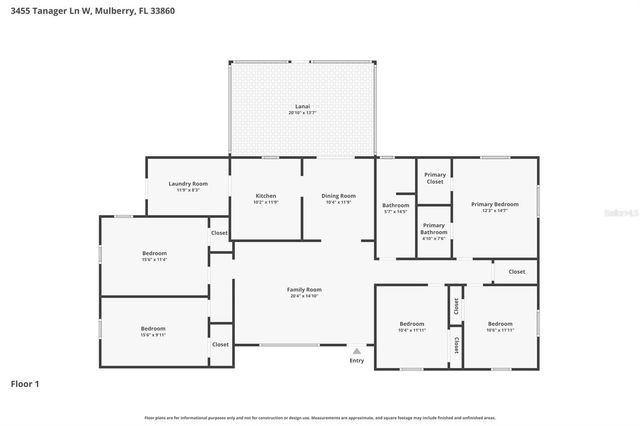 3455 TANAGER LANE W, Mulberry, FL 33860