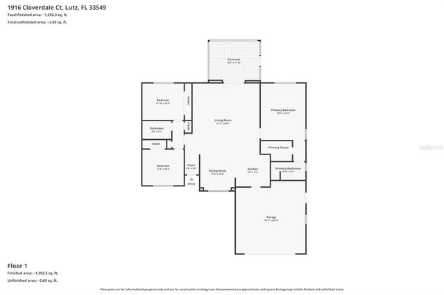 1916 CLOVERDALE COURT, Lutz, FL 33549