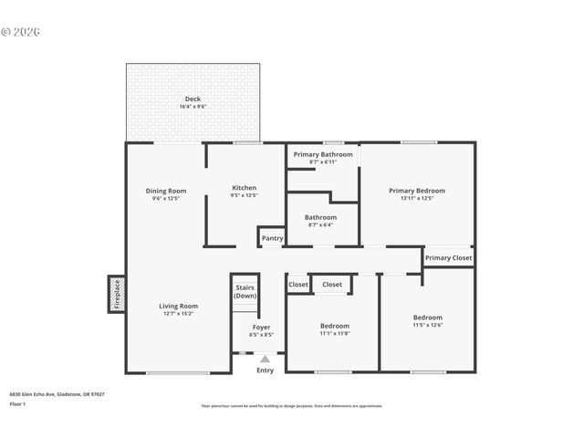 6830 GLEN ECHO Ave, Gladstone, OR 97027