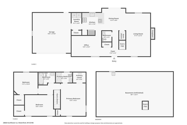 28645 Sunflower LANE, Waterford, WI 53185